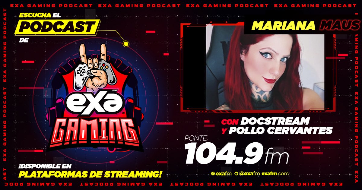 ExaGamingOF's tweet photo. ¡Damos inicio el día de hoy nos acompaña @Darth_Maus🤩
No te lo pierdas esta gran entrevista y sintoniza Ahora mismo 104.9 FM con
@Pollocervantes y @DocStreamGaming en #exgaming🎮📻 https://t.co/lh7lLTrOmP