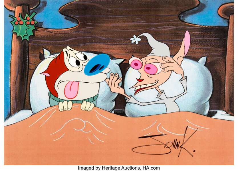 Ren and Stimpy history (busy) on Twitter "Various animation cels from