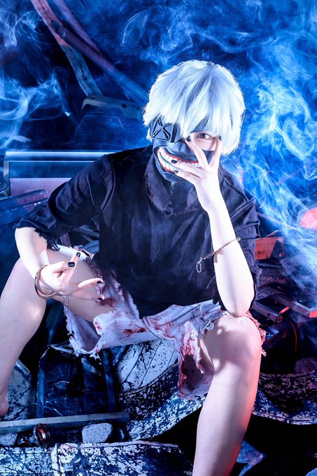 【Cosplay _ 東京喰種トーキョーグール _ 金木 研】Model* 【むげくん】さんPhoto* 【ゆずりす】S