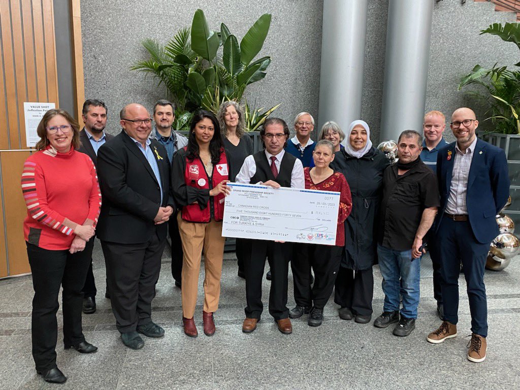 Thank you @grfsociety @kitchencoopKW and #KWVegFest for your incredible generosity in support of @redcrosscanada’s current relief efforts in Turkiye and Syria! It’s wonderful see your communities rallying together in this time of need @berryonline @DorothyMcCabe @morricemike!