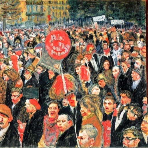 'A Scene from Paris Protests' by Saven Satow with AI
#PierreBonnard
#France
#Paris
#Macron
#PensionReform
#ProtestDemonstrations
#art
#ai