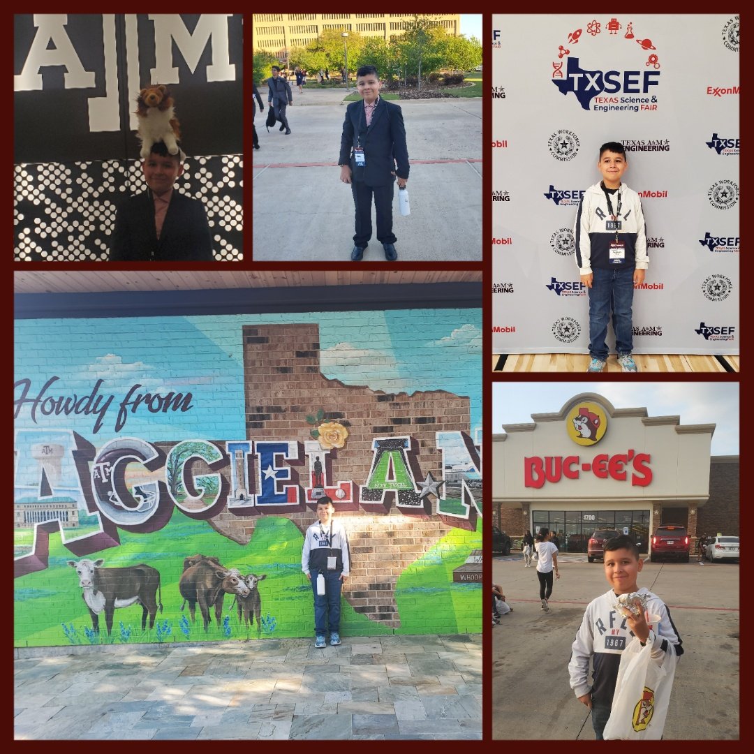 YvonneGoveaDW's tweet photo. Nathan representing Desert Wind at the 2023 Texas Science &amp; Engineering Fair @ College Station #TXSEF2023 #Howdy  @DW_K8S @HValverde_DWS @AVeliz_DWS
@FMcDonald_CI https://t.co/H1iUHJzswX