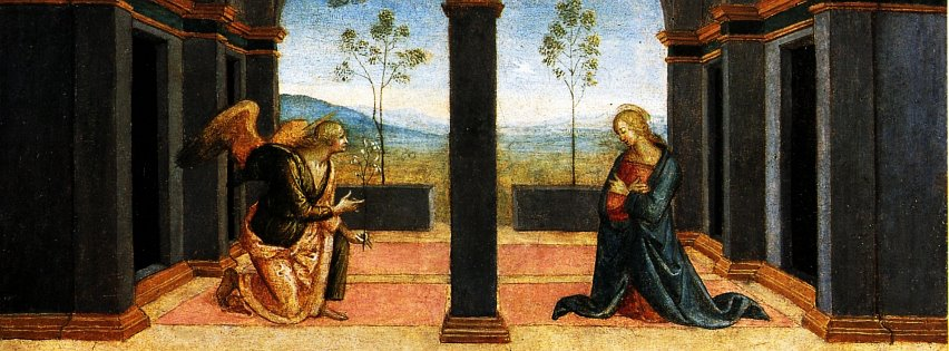 xrysostom's tweet photo. The Annunciation from Luke 1:26-38
“Greetings, O favored one, the Lord is with you!” (Luke 1:28)
#Annunciation #FeastOfTheAnnunciation #VirginMary #Mary #angel #Gabriel #BVM #Luke1 #prophecy #fulfillment #conception #Incarnation #GodMadeFlesh #Jesus #Christ https://t.co/ML2vtJU5nz