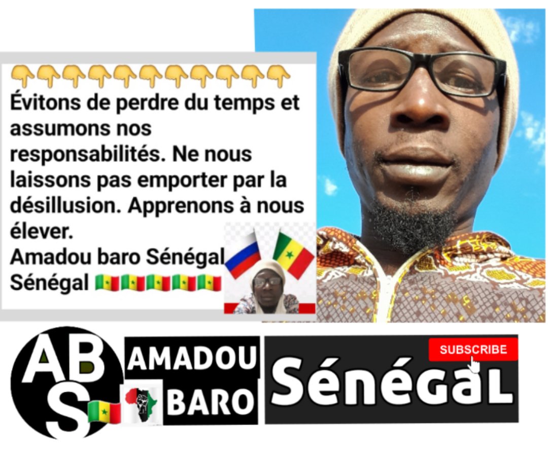 ☆SOYONS NATIONALISTES☆🎯 la jeunesse senegalaise & la jeunesse africaine,vive la jeunesse 👏👏👍🇸🇳🌍 

#AMADOUBARO #AMADOU #BARO #SENEGAL
#jeunesse #senegalaise #africaine
#live, #funny, #trending, #lol, #Youtub, #nonprofit, #instayoutube, #youtuber, #motivationalvideo