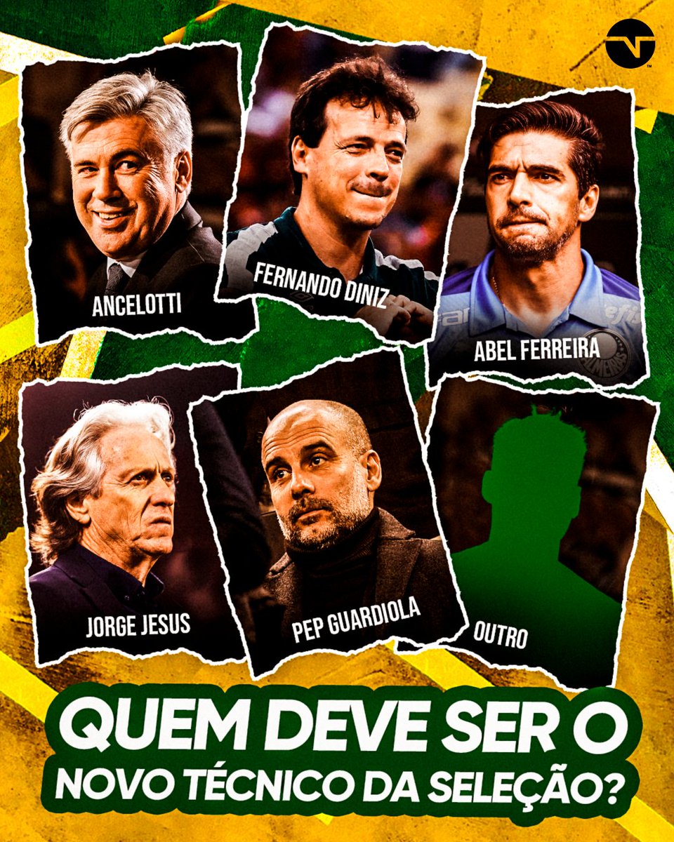 TNTSportsBR's tweet image. QUAL O SEU PREFERIDO? 🤔🇧🇷 O Brasil fez seu primeiro jogo pós-Copa ainda com um treinador interino! E aí, qual seria a melhor opção pro comando da #SeleçãoBrasileira?