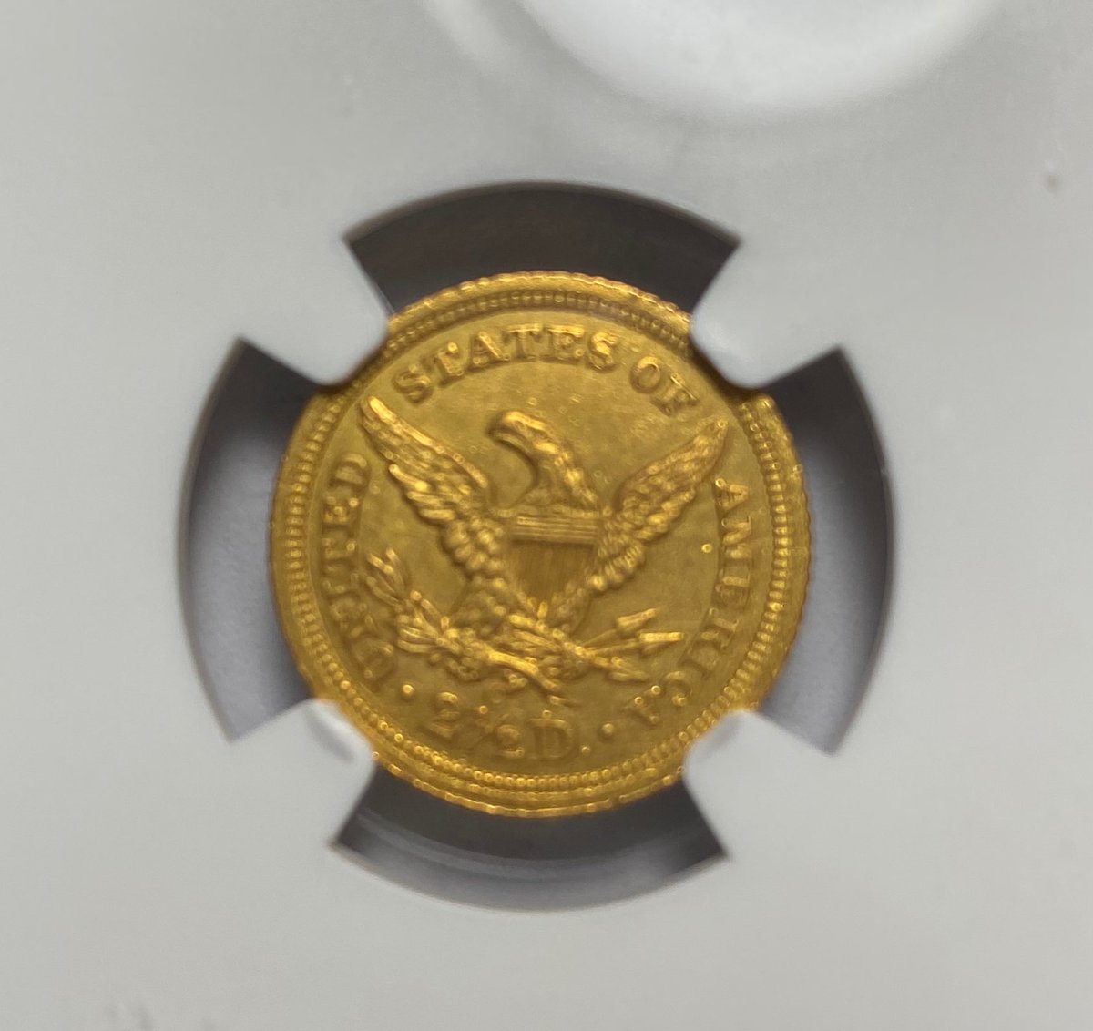 SteinmetzCoin's tweet image. Charlotte NC produced gold for only a few years.  This 1840 C $2.50 gold has a mintage of only $12,822.  I always enjoy pre civil war gold #saturdaynightcoinshow. #gold #coin.