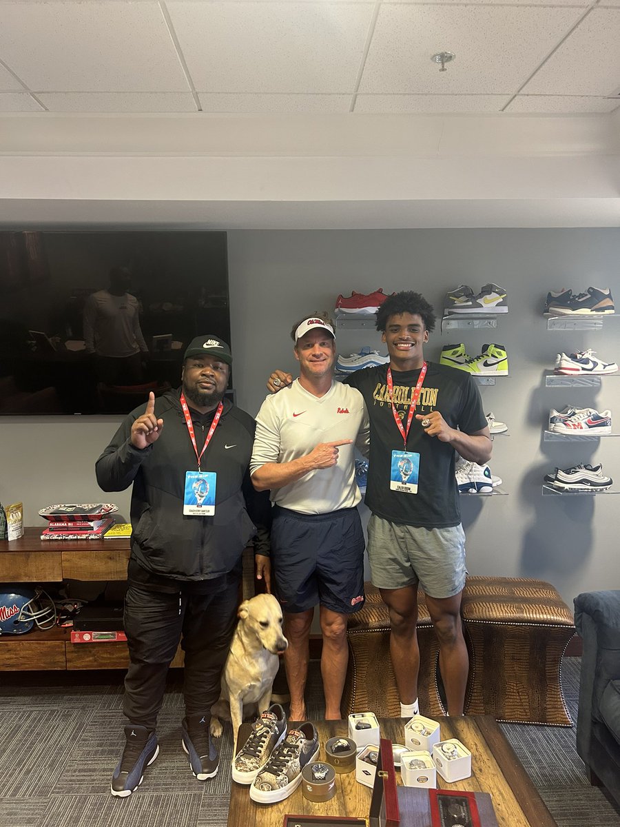 Had an amazing day in Oxford!! #hottytoddy @Lane_Kiffin @DerrickDnix @Coach_Dane1 @_kbolden