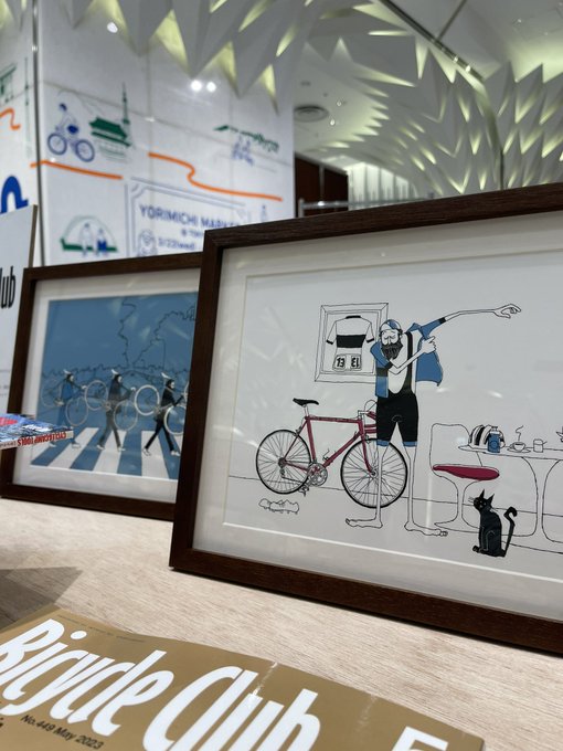 こういうの部屋にあったら粋よね。¥12,810(税込) #rinne #art #絵 #bicycle 