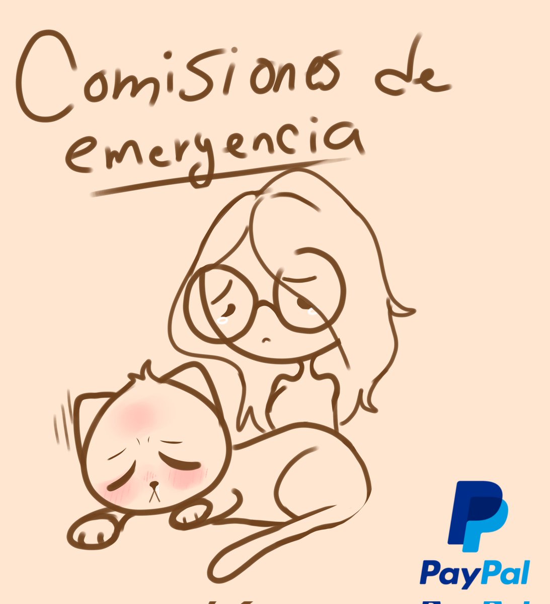 ⚠️Abro Comisiones de emergencia ⚠️
•Recientemente mi gato está mal de salud, y nesecito apoyo para el veterinario
•si no pueden aportar por favor compartan, se aprecia muchísimo!
•Solo paypal de momento. 
Detalles +