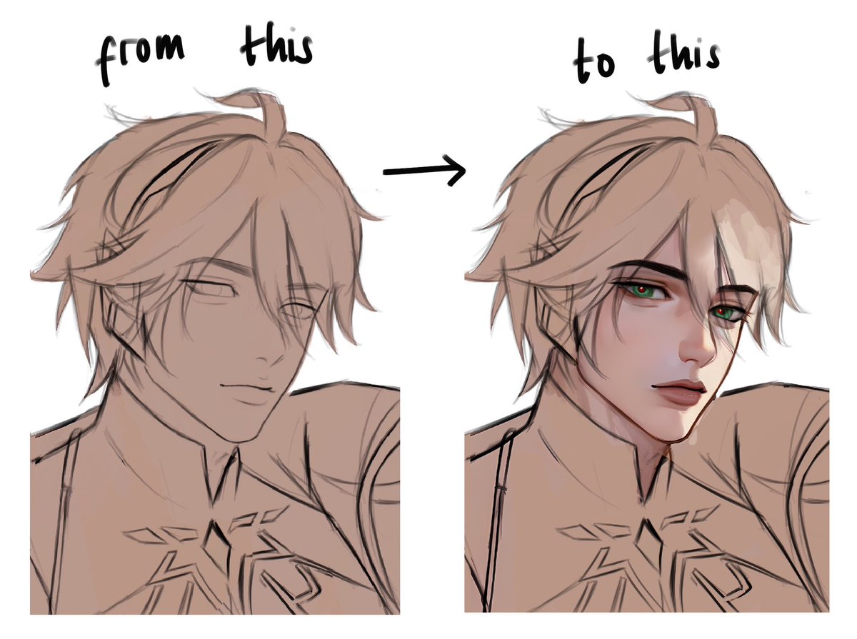 how i shade skin 

a thread