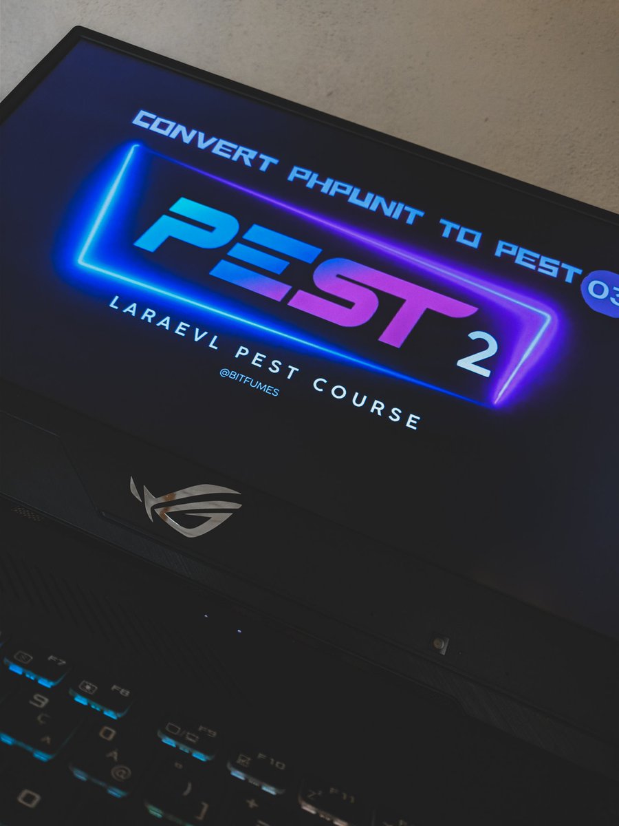jayharnilaina's tweet image. Dealing with @bitfumes PEST PHP course on a Sunday morning 🌄

#php #pestphp #pest #phpunit #laravel #code #nxcv #testing