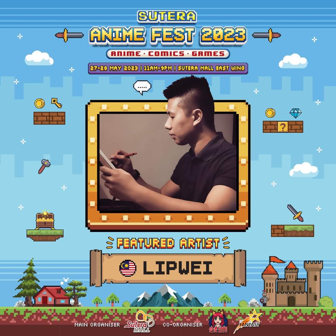 PRE-EVENT COMMISSION: P.L.A.Y.<a href="/TheLedge/">TheLedge</a> and Sutera Anime Fest (MAY 2023)

Bust: RM 300/ USD75
Torso: RM 400/ USD100 
* A4 size with limited slots
* Self collection during event / ship out afterwards 
* Price does not include shipping (from Malaysia)

Email: xyz.artrep@gmail.com