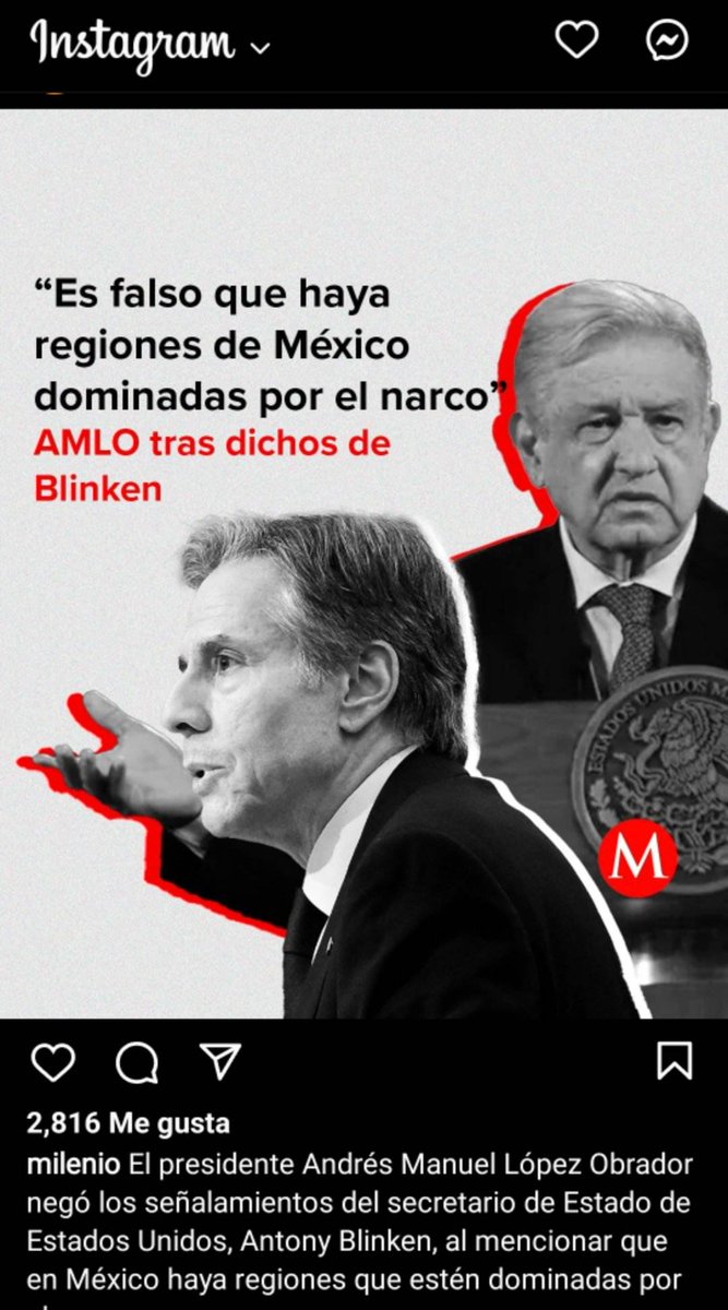 PonchoAviles1's tweet photo. Le creo más a 
Antony Blinken
Secretario de Estado de los Estados Unidos #USA 

Que @lopezobrador_ 

Y ustedes a quien le creen ?
#AMLO_ElMentiroso 
#AMLOFacilitadorDelNarco https://t.co/xy5NYUtvsS