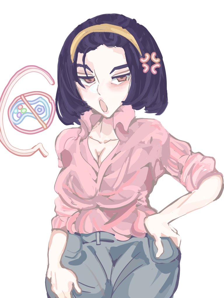 LillyChann's tweet photo. She’s  banning josuke off his PlayStation 🤯🤯🤯!!!!! https://t.co/w7RVUikbI4