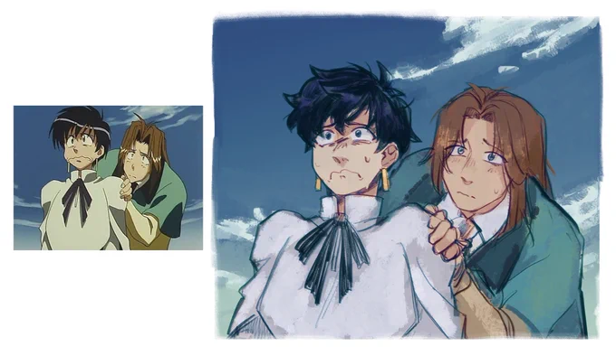 10 chapters in and I already love them They are partners, ;;;; #trygun 