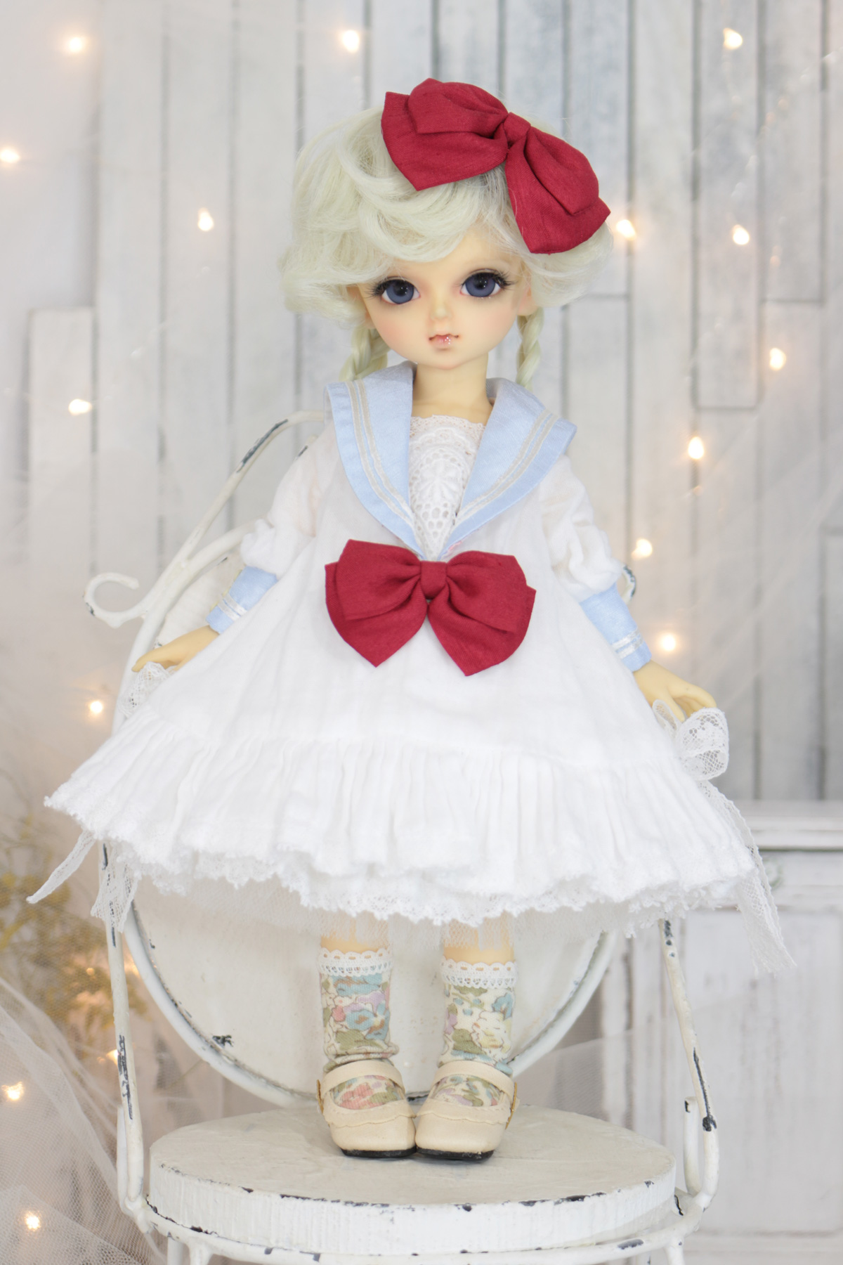 組み合わせ自由自在 SDM MSD MDD milk doll セーラー ドレス スーパー