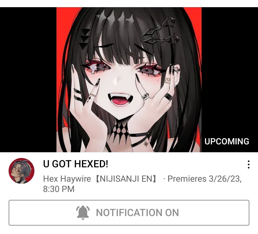 yourkumax's tweet photo. IM SO EXCITED! Let's fucking gooo 🖤 #HexLivewire #UGOTHEXED https://t.co/Nr5gn1r3xR