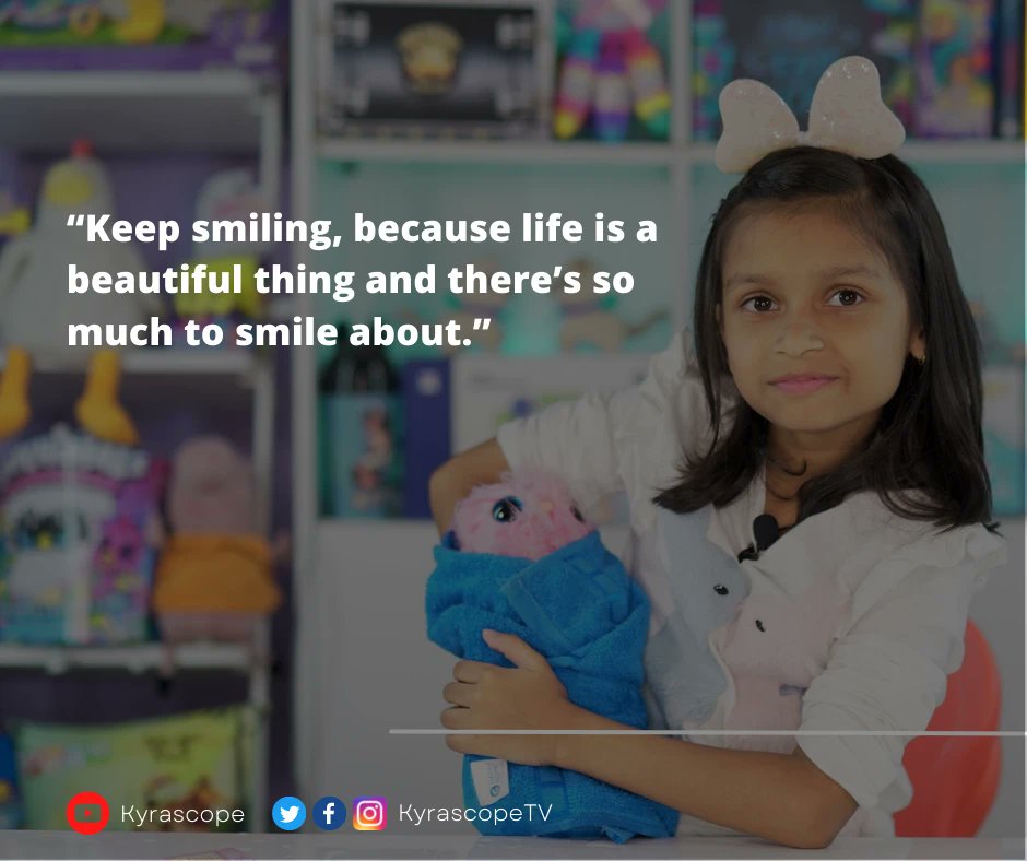 KyrascopeTV's tweet photo. “Keep smiling, because life is a beautiful thing and there's so much to smile about.”
#Kyrascope https://t.co/37rZTRuOCf