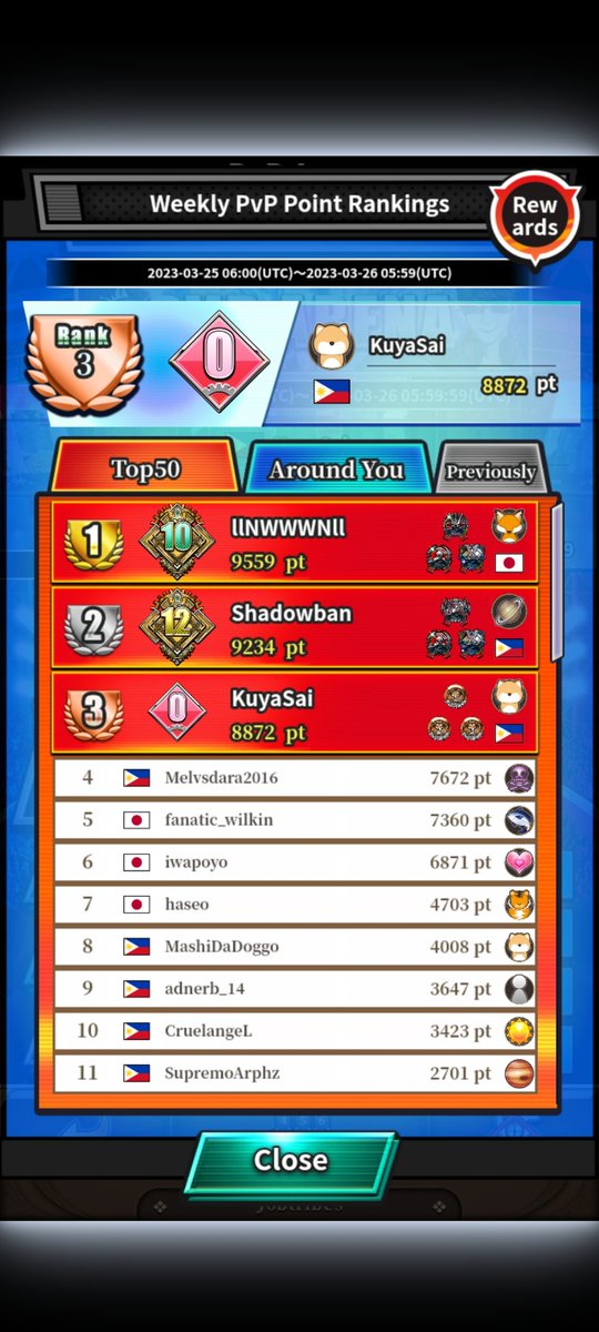 Finally the Olympians PVP is Finished.
Time to sleep 😪😴😴😴
 #PlayMiningオリンピアン
#jobtribes