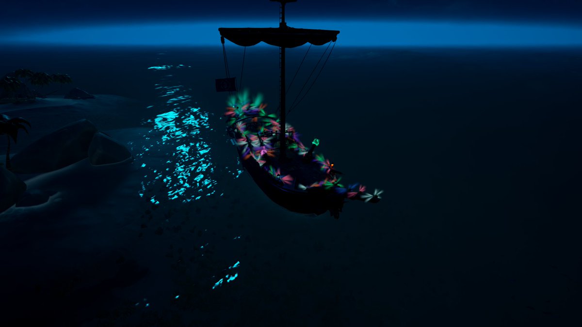 HunterD1524's tweet photo. RGB sloop has been created, 60+ Skulls of Destiny and a lot of hours of sailing. we gave it to another crew in the end as well @SeaOfThieves #BeMorePirate #SoTAnniversaryPromo #SeaOfThieves #SeaOfThievesCommunityDay 

Happy community weekend! https://t.co/RuASCIkvkD