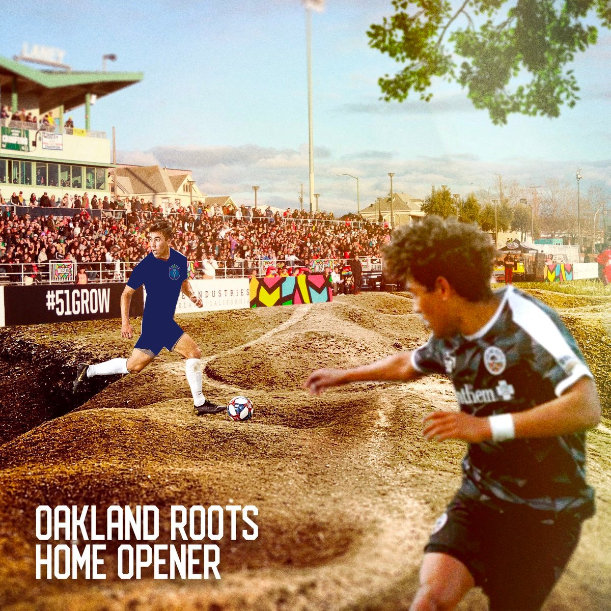 Picture from the <a href="/oaklandrootssc/">Oakland Roots</a> home opener vs <a href="/Memphis901FC/">x - Memphis 901 FC</a>