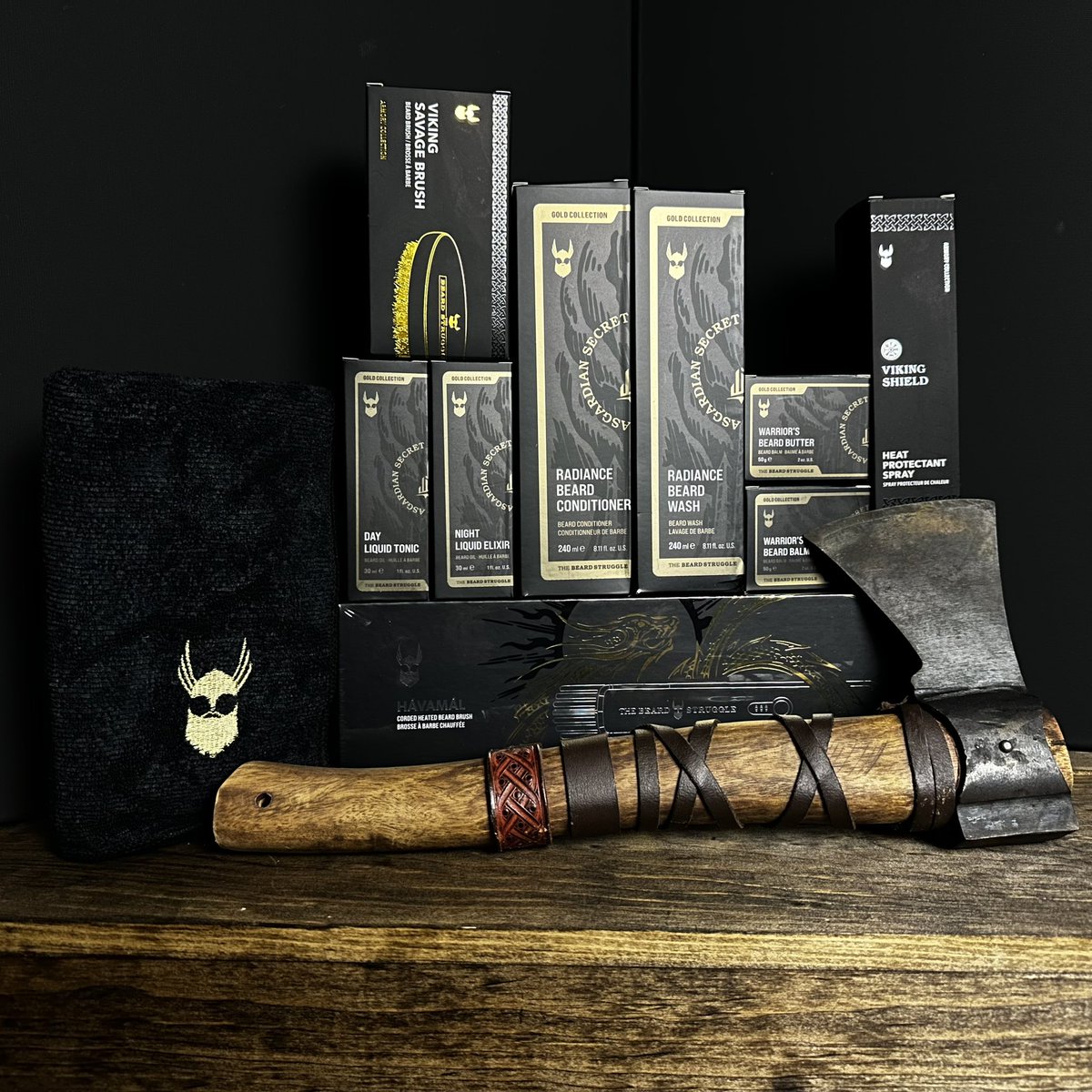 New giveaway coming soon to IG! Sold out limited edition Hávamál heated brush and the ultimate kit! No better way to get in that beard care routine! Make sure to follow my Instagram for when the giveaway goes live! 

IG: instagram.com/diabeardus?igs…

#thebeardstruggle #BeardGang