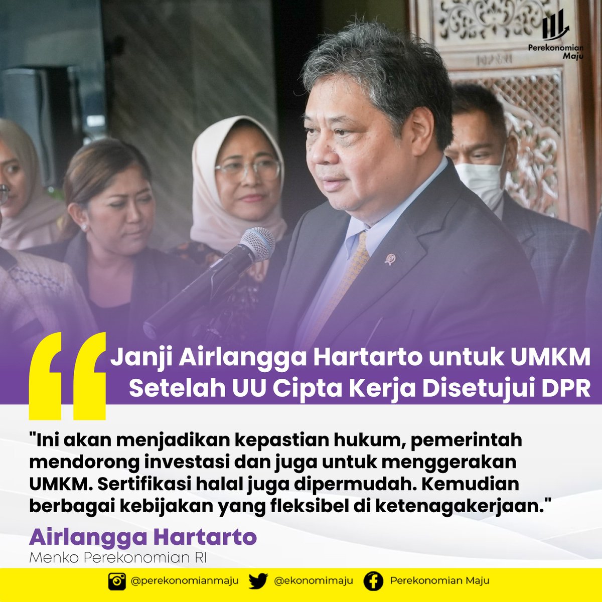 BeritaBenar99's tweet photo. Dampak Pengesahan cipta kerja baik untuk ekonomi #Ciptaker https://t.co/vqSDzbeQCx