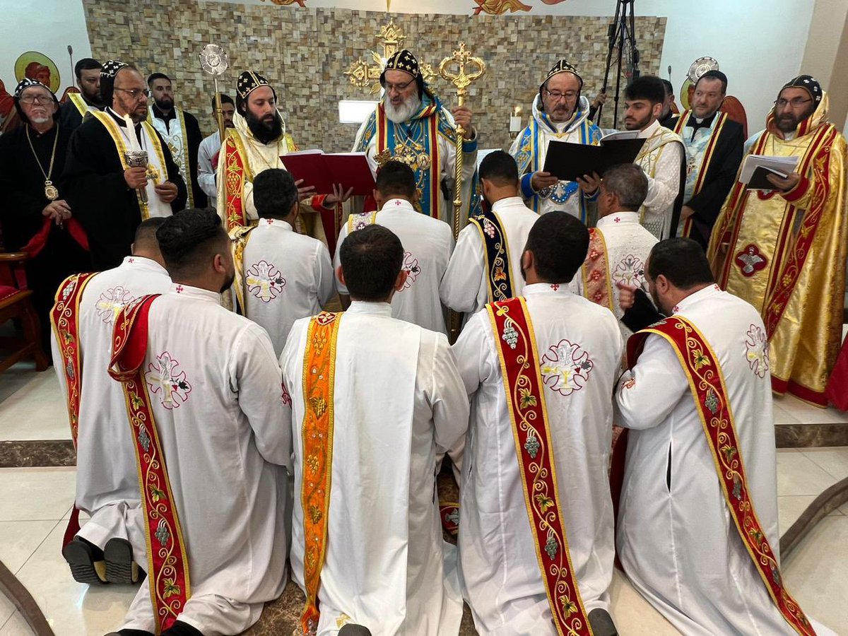 MorAphremII's tweet photo. By the grace of God 9 new priests were today ordained to serve the altars of the Syrian Orthodox Mission parishes in Brazil 🇧🇷. https://t.co/kXRQgrmFrJ