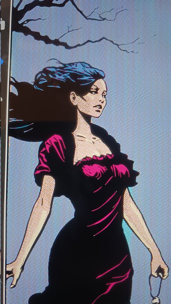 marlenamidnite's tweet photo. Just beginning my colors on Timothy Aymar 's excellent inks ! I still need to make the sky more dingy, but I'm so glad I committed to half-tones for doing colors . #comicbooks #comicartist #comicart #indiecomics #halftones #comics #witchinghour #horrorco… https://t.co/FKw3WD3jXh