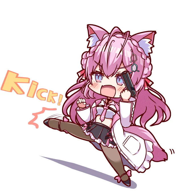 こよりメルローキック!!#こよりすけっち 