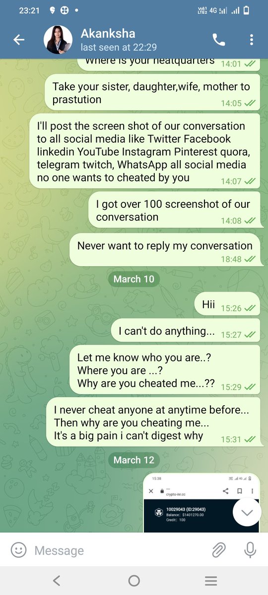 ramthilip's tweet photo. @NanoBaiter Please help me i lost everything..
Someone scammed my money.. https://t.co/ZMYkuicjtV