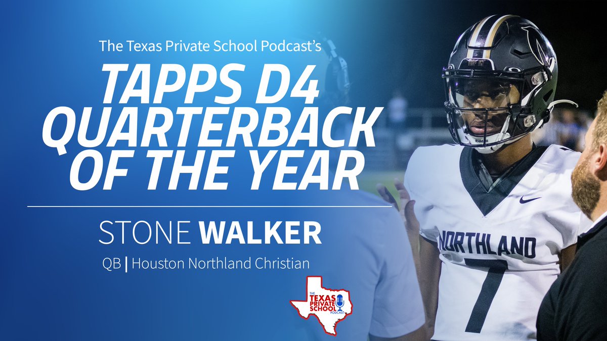 Texas Private School Media (@txpsmedia) on Twitter photo The TAPPS Division 4 Quarterback of the Year...
<a href="/FLCFootball/">FLC Football</a> signee, Stone Walker of <a href="/ncs_athletes/">ncs.athletes</a> The TAPPS Division 4 Quarterback of the Year...
<a href="/FLCFootball/">FLC Football</a> signee, Stone Walker of <a href="/ncs_athletes/">ncs.athletes</a>
