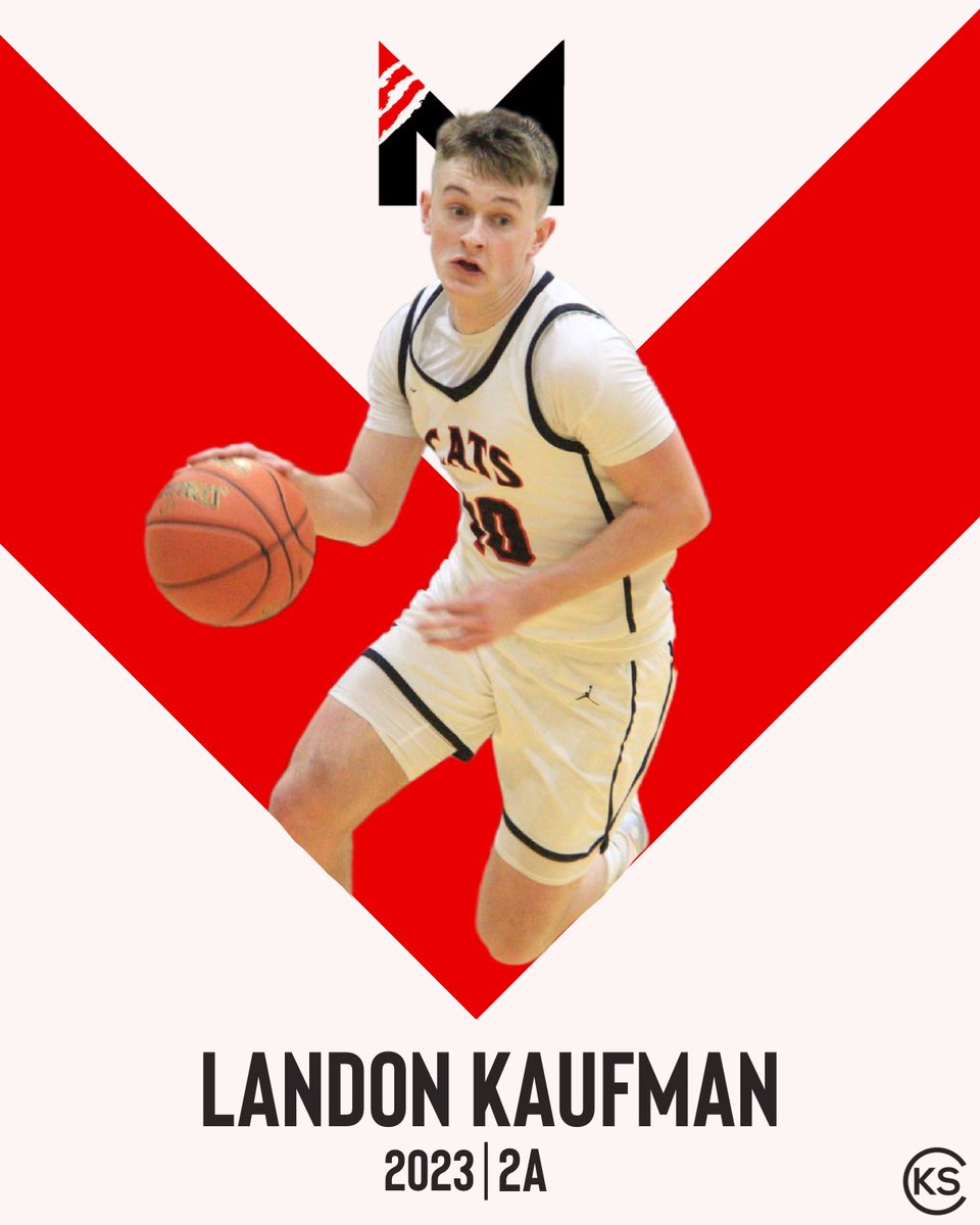 Landon Kaufman from Moundridge is the Kansas Sports Central Basketball 2A Player of the Year