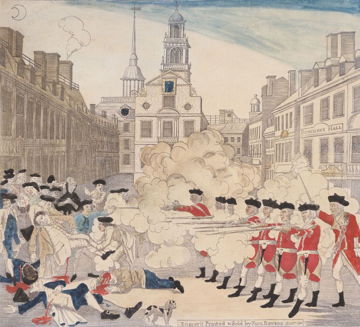 conservatives in 1770: those rabblerousers shouldn’t have provoked our fine boys in red! #BackTheRed