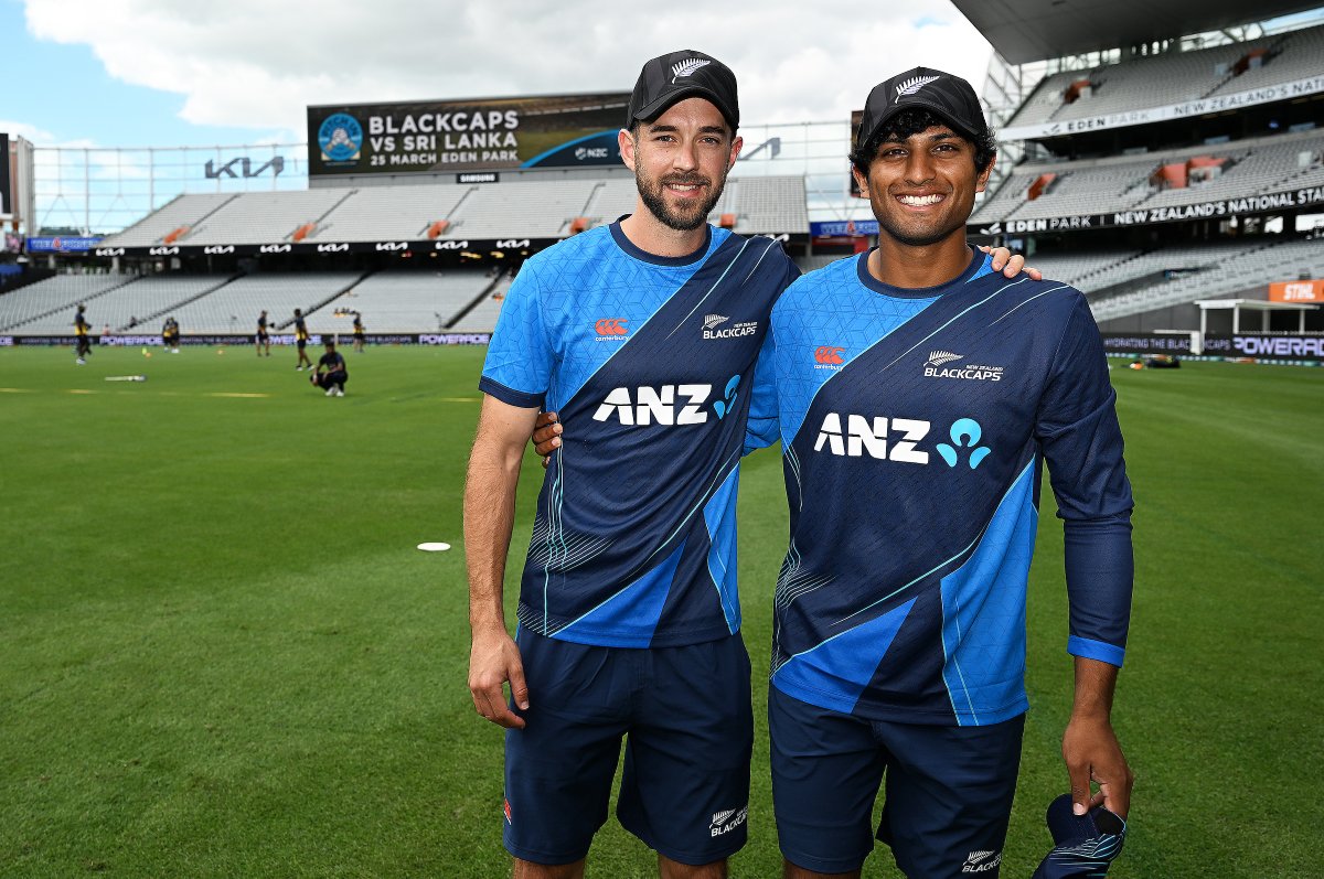 Two debutants, one special match 🤝 $1,279,514 was raised for the <a href="/NZRedCross/">Rīpeka Whero Aotearoa | New Zealand Red Cross</a> disaster relief fund at the 1st <a href="/ANZAotearoa/">ANZ Aotearoa</a> ODI <a href="/edenparknz/">Eden Park, Auckland</a>. The fundraising page is open for donations until Monday 3rd April ➡ Txt DONATE to 540 for the link to donate 📷 = <a href="/PhotosportNZ/">photosport.nz</a> #NZvSL