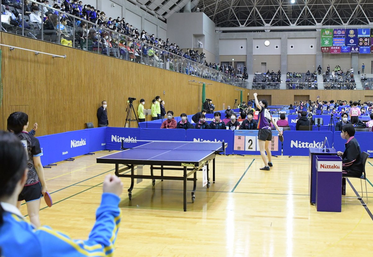 nittaku_news's tweet photo. 第50回全国高等学校選抜卓球大会
女子予選Cリーグ

富田　3-1　正智深谷

浦部(富田）が4番で決勝点をあげ、富田が予選リーグ1位抜け！

#Nittaku #卓球 #豊田市 #高校生 #センバツ高校卓球 https://t.co/KycrbkBINx