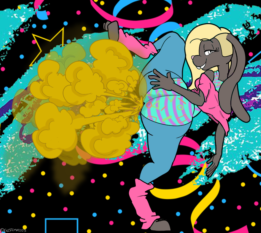 Existimatio3's tweet photo. Did you know that Alison likes working out? Well she only does leg day BUT never the less she works out! gotta keep that bunny butt in shape! And ofocurse you cant work out with out your vinatage work out gear! Here's Ally stretchin and crackin out somethin nasssty~ https://t.co/q5tBJX9C4e