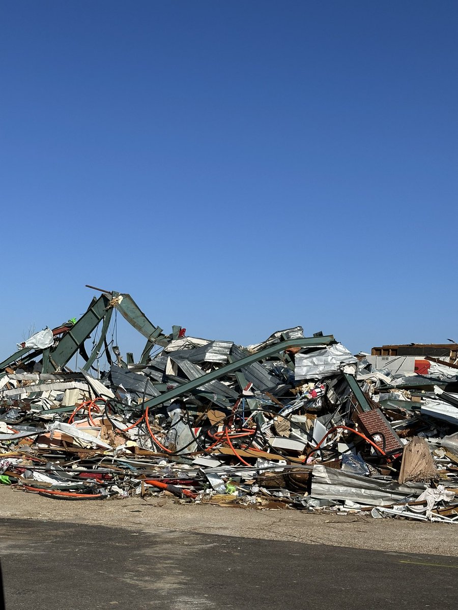 I spent the day reporting in Rolling Fork, Miss. I was too distracted by talking to people and scrambling to find reception to file to take any halfway decent photos. Seeing the devastation was staggering. But hearing people’s stories was, for me, the biggest gut punch.