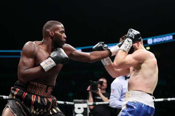 Brilamedia's tweet photo. Lawrence Okolie successfully defended his WBO Cruiserweight title with a unanimous decision win over David Light. 

‘The Sauce’ has now defended his World title three times since 2021.🥊

#LawrenceOkolie #Okolie #WBO #Cruiserweight #DavidLight #Boxing #brilasports #brilafm https://t.co/VfSPPXACtb