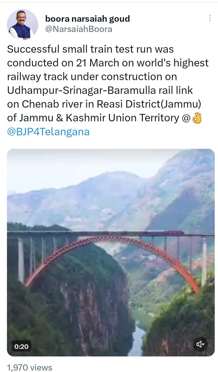 AbdulmajeedBRS's tweet image. మందికి పుట్టిన బిడ్డ మన బిడ్డని ముద్దాడినట్లుంది బిజెపి వాళ్ళ వ్యవహారం.

చైనాలో బ్రిడ్జి తీసుకొచ్చి ఇండియాలోదని చూపిస్తావ్ ఏందయ్యా @NarsaiahBoora 

#FakePost.                   #FactPost