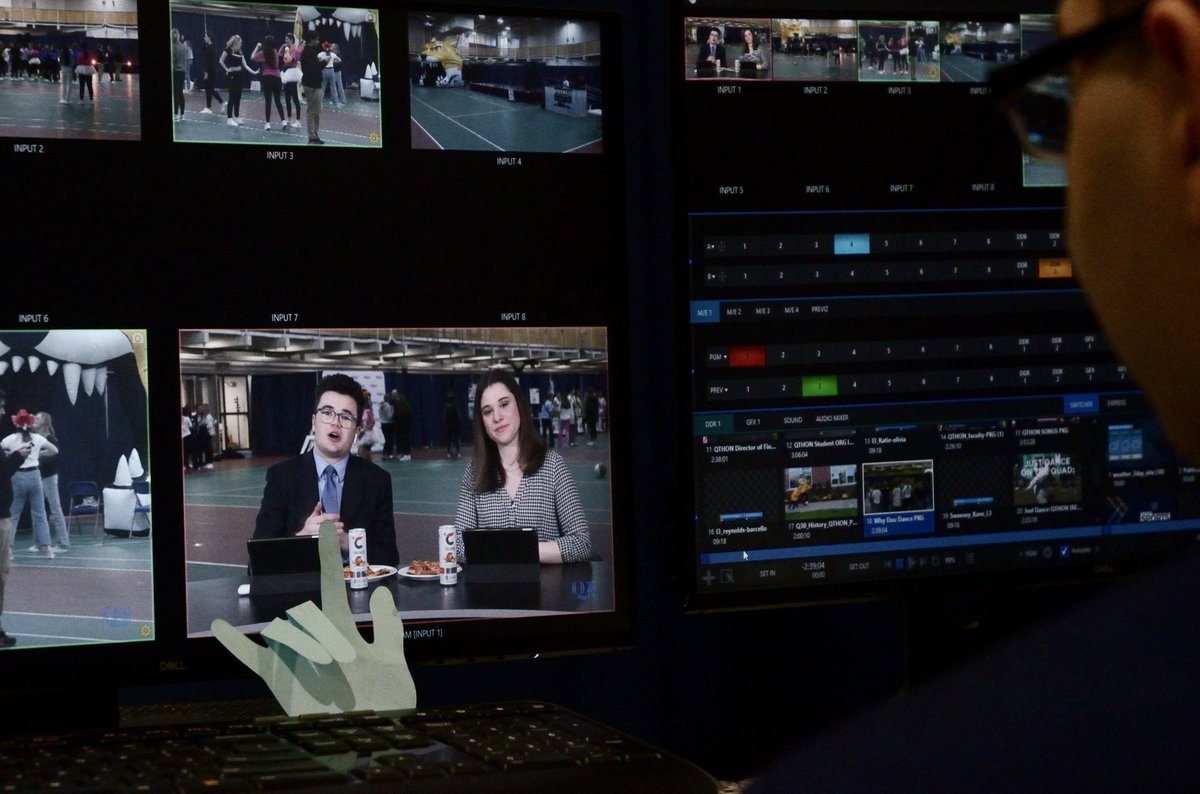 Had a blast helping broadcast QTHON today for <a href="/Q30Television/">Q30 Television</a> with my fellow <a href="/Q30News/">Q30 News</a> producers &amp; everyone else who came out today!