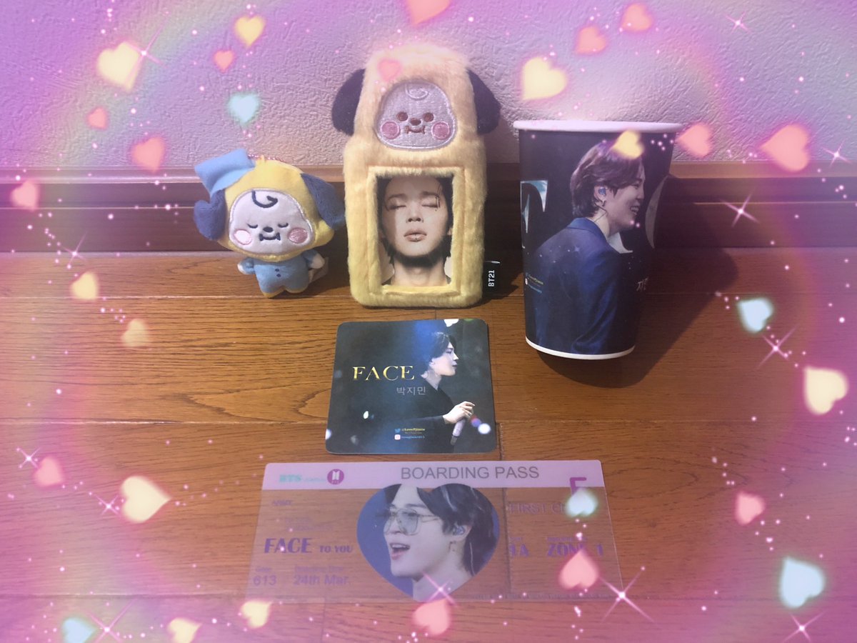 k_u_o_s_13's tweet photo. 初ソロアルバムFACE発表記念🐥
@LovePjimin 님
カップ+コースター
透明アクリルチケット
とても素敵なジミンちゃんを
ありがとうございます🥰🥰🥰
#Jimin_LikeCrazy
#FACE_OutNow
#Jimin_FACE
#FACE_Jimin
#Jimin #지민 https://t.co/8T0QzXcLM2