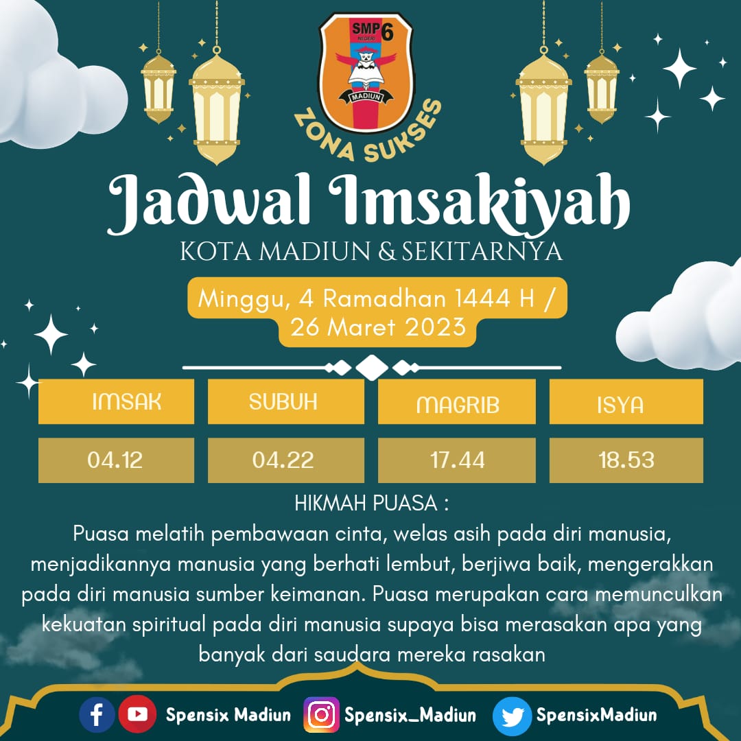 SpenSixMadiun's tweet image. #spensixzonasukses
#ramadhanvibes
#ramadhan
#marhabanyaramadhan