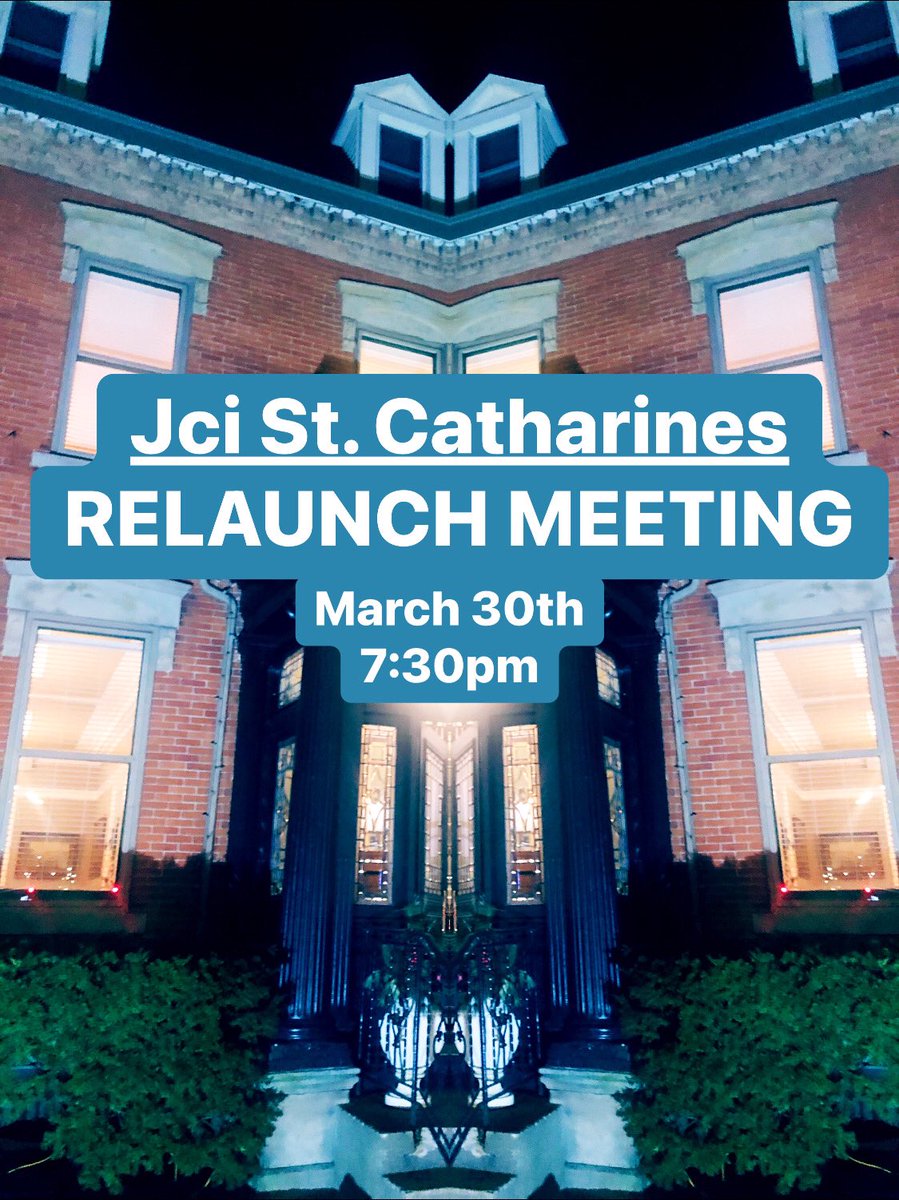 JCIStCatharines (@jcistcatharines) on Twitter photo Have you missed us? Come be a part of the relaunch of <a href="/jcistcatharines/">JCIStCatharines</a> we’re going to be meeting at the St.Catharines Club next Thursday, March 30th at 7:30pm - leave a comment below or send us a message if you’d like to attend. Have you missed us? Come be a part of the relaunch of <a href="/jcistcatharines/">JCIStCatharines</a> we’re going to be meeting at the St.Catharines Club next Thursday, March 30th at 7:30pm - leave a comment below or send us a message if you’d like to attend.