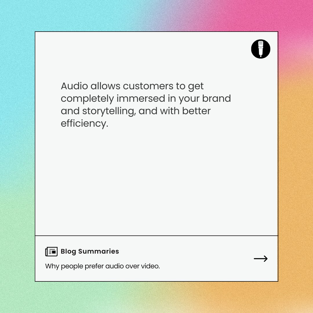 manicpod's tweet photo. 📰 Why people prefer audio over video.
 -  https://t.co/m5FeOlWjFx https://t.co/hYz2H0p1KV