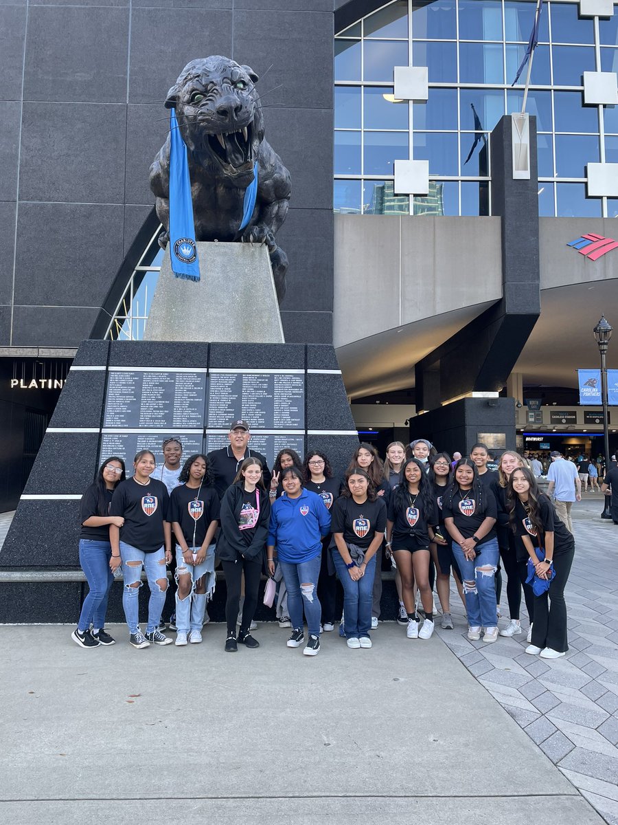 rnegirlssoccer's tweet photo. Took the team to tue Charlotte FC game tonite. Had a blast.#PremierCavalier #whatsgoodRNE @RNECavaliers @RNEAthletics @RNESaber @CharlotteFC https://t.co/AgB0twVwVX