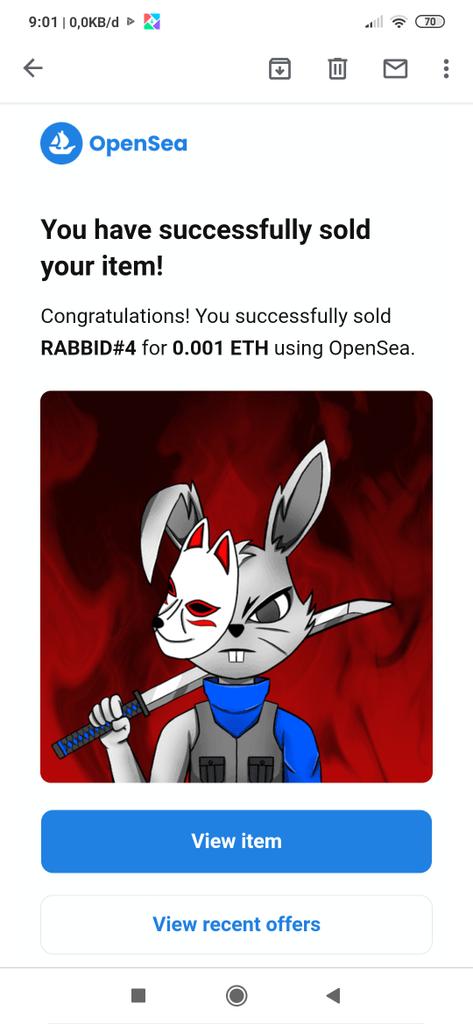 SOLD!!! 
rabbit#4, thank you @ShoesFactoryy
for the support, and congratulations on getting 2 points. 

#nfts #nftcommunity #VERTICALNFT