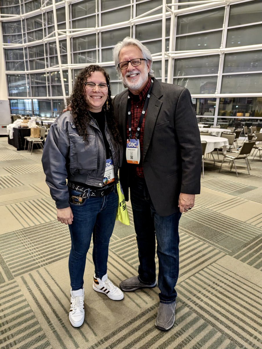 Do meet your heroes!

Met Michael Salvatori at the @audiogang Awards during GDC and he is one of the sweetest people I've ever met.

Truly a master of his craft and a wonderful human being. Thank you, Mike, for your time and your kind words.
#gdc #gdc23 #bungie #destiny2