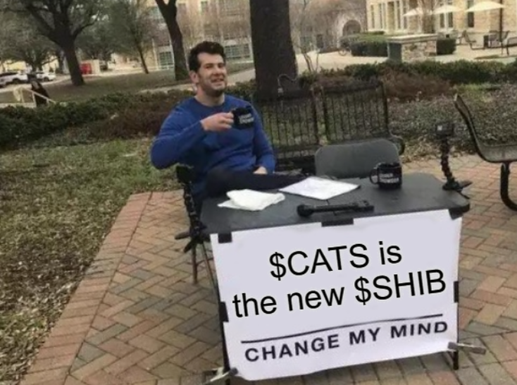 TheRealCatcoin's tweet photo. Eventually Catcoin can reach $0.1πΉ
$CATS $SHIB #SpreadTheMeow #ShibKiller #Catcoin #Crypto #EraOfCats #CatsOfTwitter #Catolution #Catfamily #ChangeHisMind https://t.co/VoHyeYYF6e