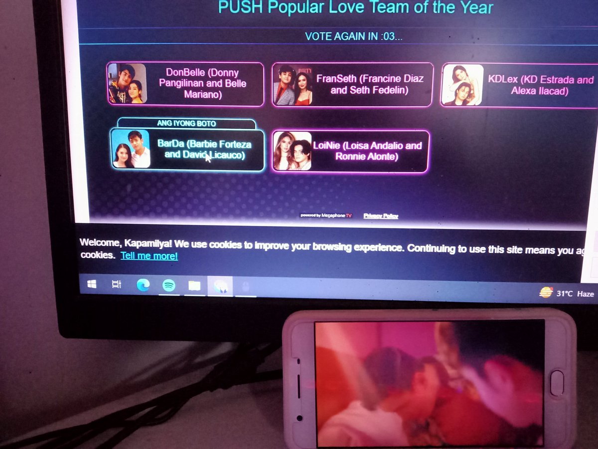iammauijoy's tweet photo. @heysssz @AdmireDavidd Doing it na po. I'm on my second account for the #BarDaPushAwards and also streaming @davidlicauco's Kailangan Kita! πππ₯°
BarDa WayYouLookAtMeMV
#BarDaTWYLAMMV https://t.co/9rCRpGNM7B